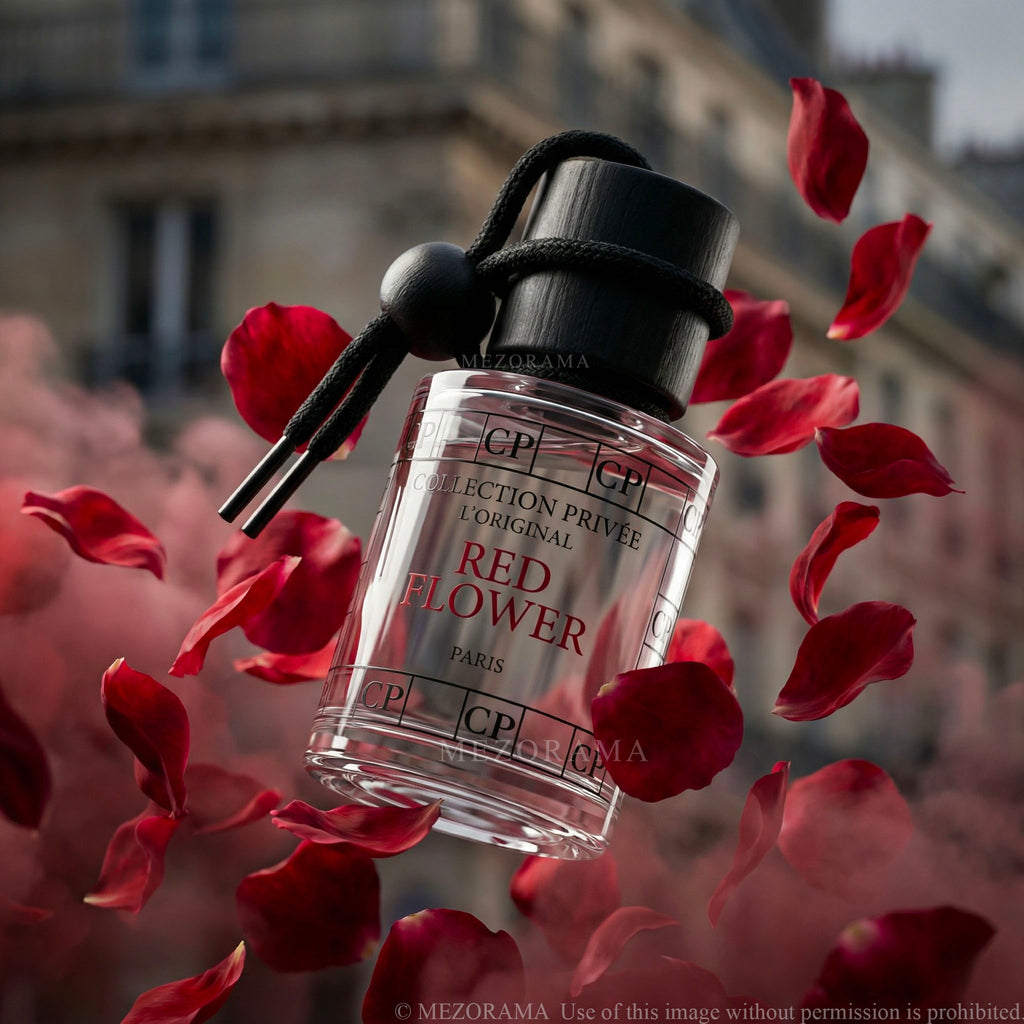Car Perfume, Red Flower, Hanging Diffuser, 10ml