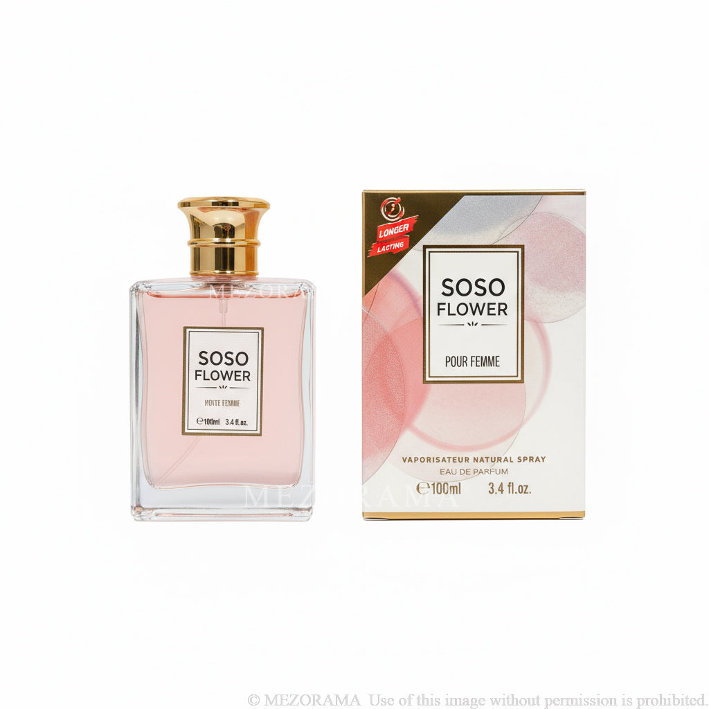 Long Lasting Powdery Floral, SOSO FLOWER, Eau de Parfum, 100 ml
