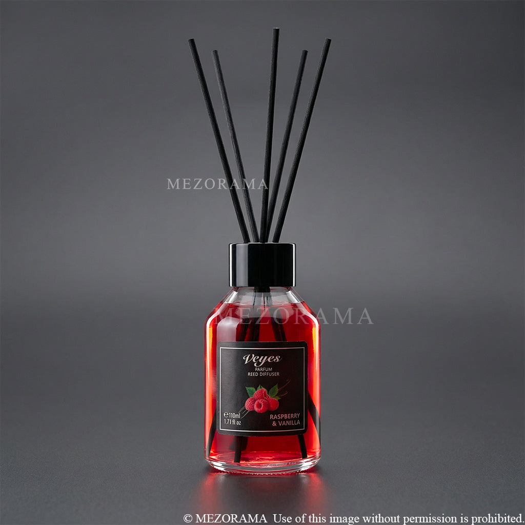 DIFFUSERS Intense Gourmand Ambiance, Diffuseur Veyes, Raspberry & Vanilla, Decorative Home Fragrance, 110ml